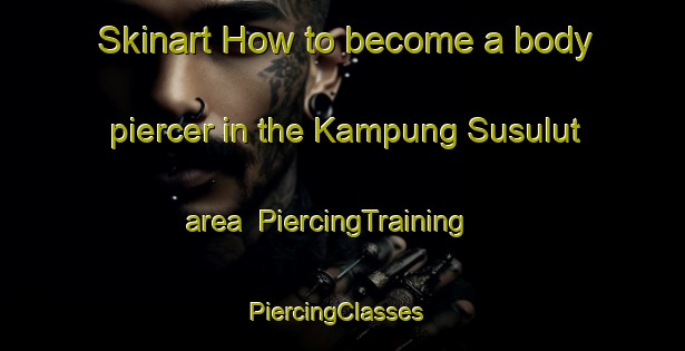 Skinart How to become a body piercer in the Kampung Susulut area | PiercingTraining | PiercingClasses | SkinartTraining-Malaysia
