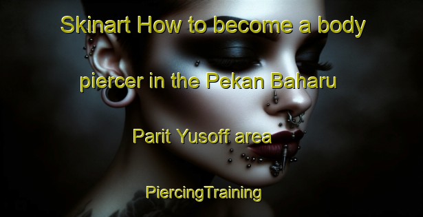 Skinart How to become a body piercer in the Pekan Baharu Parit Yusoff area | PiercingTraining | PiercingClasses | SkinartTraining-Malaysia
