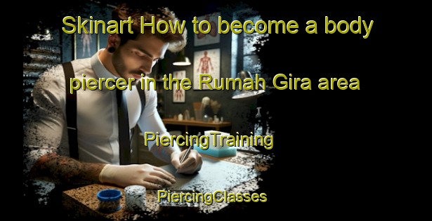 Skinart How to become a body piercer in the Rumah Gira area | PiercingTraining | PiercingClasses | SkinartTraining-Malaysia