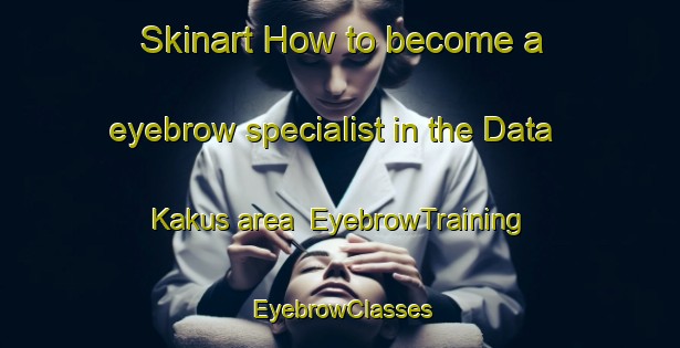 Skinart How to become a eyebrow specialist in the Data Kakus area | EyebrowTraining | EyebrowClasses | SkinartTraining-Malaysia