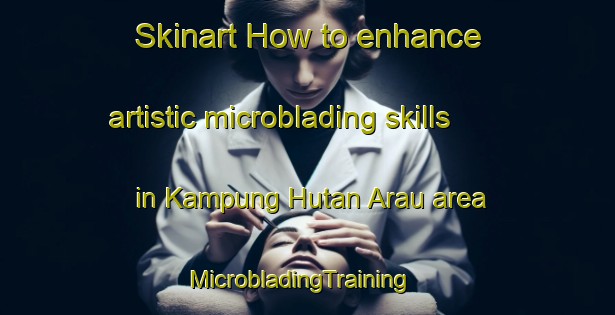 Skinart How to enhance artistic microblading skills in Kampung Hutan Arau area | MicrobladingTraining | MicrobladingClasses | SkinartTraining-Malaysia