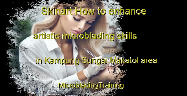 Skinart How to enhance artistic microblading skills in Kampung Sungai Makatol area | MicrobladingTraining | MicrobladingClasses | SkinartTraining-Malaysia