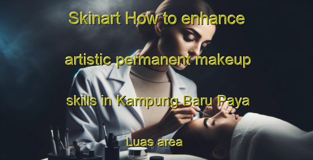 Skinart How to enhance artistic permanent makeup skills in Kampung Baru Paya Luas area | PermanentmakeupTraining | PermanentmakeupClasses | SkinartTraining-Malaysia