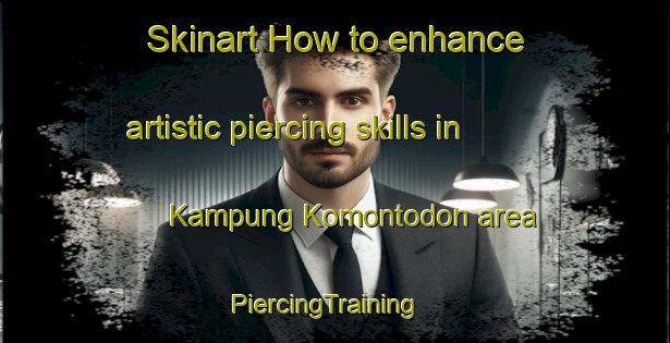 Skinart How to enhance artistic piercing skills in Kampung Komontodon area | PiercingTraining | PiercingClasses | SkinartTraining-Malaysia