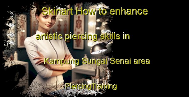 Skinart How to enhance artistic piercing skills in Kampung Sungai Senai area | PiercingTraining | PiercingClasses | SkinartTraining-Malaysia