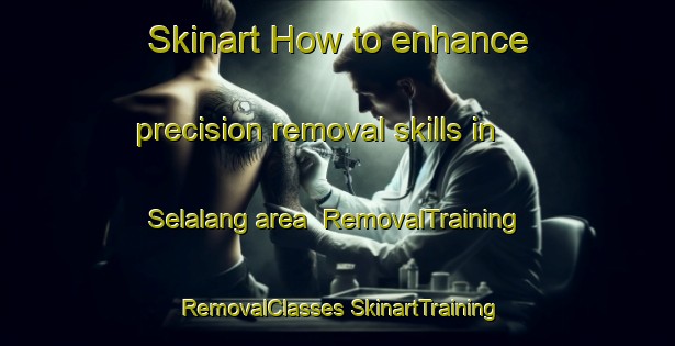 Skinart How to enhance precision removal skills in Selalang area | #RemovalTraining #RemovalClasses #SkinartTraining-Malaysia