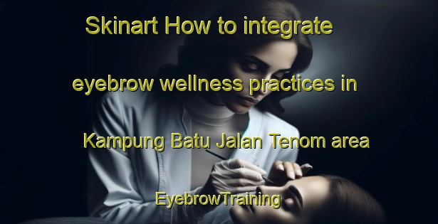 Skinart How to integrate eyebrow wellness practices in Kampung Batu Jalan Tenom area | EyebrowTraining | EyebrowClasses | SkinartTraining-Malaysia