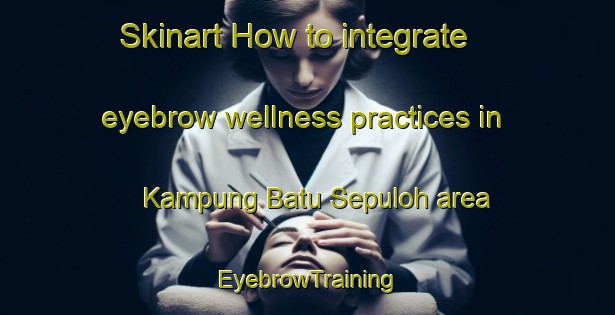 Skinart How to integrate eyebrow wellness practices in Kampung Batu Sepuloh area | EyebrowTraining | EyebrowClasses | SkinartTraining-Malaysia