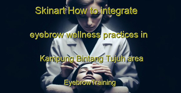 Skinart How to integrate eyebrow wellness practices in Kampung Bintang Tujuh area | EyebrowTraining | EyebrowClasses | SkinartTraining-Malaysia