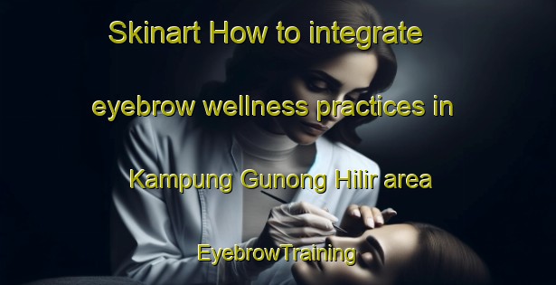 Skinart How to integrate eyebrow wellness practices in Kampung Gunong Hilir area | EyebrowTraining | EyebrowClasses | SkinartTraining-Malaysia