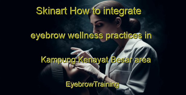Skinart How to integrate eyebrow wellness practices in Kampung Kenayat Besar area | EyebrowTraining | EyebrowClasses | SkinartTraining-Malaysia