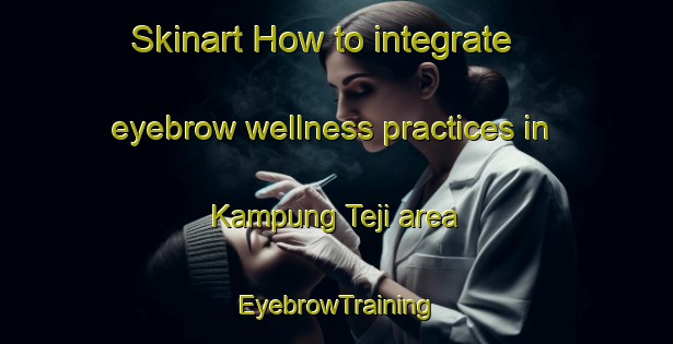 Skinart How to integrate eyebrow wellness practices in Kampung Teji area | EyebrowTraining | EyebrowClasses | SkinartTraining-Malaysia