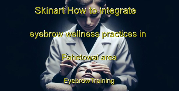 Skinart How to integrate eyebrow wellness practices in Pahetowai area | EyebrowTraining | EyebrowClasses | SkinartTraining-Malaysia