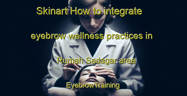 Skinart How to integrate eyebrow wellness practices in Rumah Sadagar area | EyebrowTraining | EyebrowClasses | SkinartTraining-Malaysia