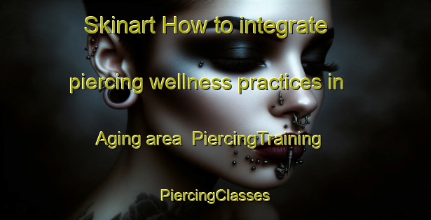 Skinart How to integrate piercing wellness practices in Aging area | #PiercingTraining #PiercingClasses #SkinartTraining-Malaysia