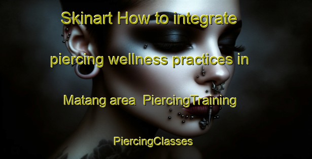 Skinart How to integrate piercing wellness practices in Matang area | PiercingTraining | PiercingClasses | SkinartTraining-Malaysia