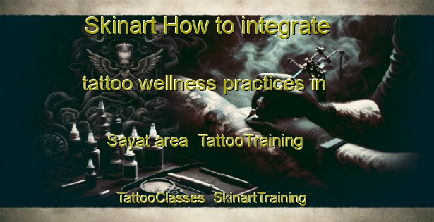 Skinart How to integrate tattoo wellness practices in Sayat area | TattooTraining | TattooClasses | SkinartTraining-Malaysia