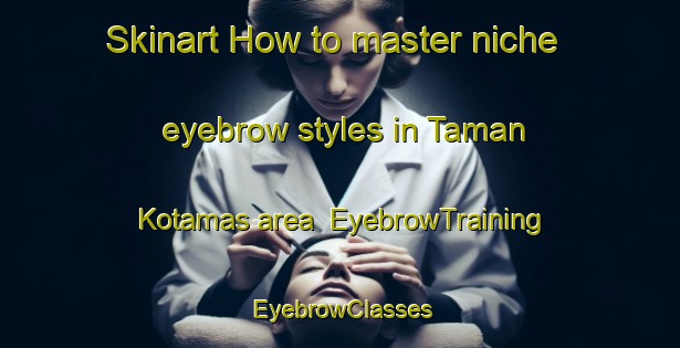 Skinart How to master niche eyebrow styles in Taman Kotamas area | EyebrowTraining | EyebrowClasses | SkinartTraining-Malaysia