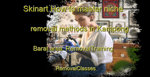 Skinart How to master niche removal methods in Kampong Barat area | RemovalTraining | RemovalClasses | SkinartTraining-Malaysia