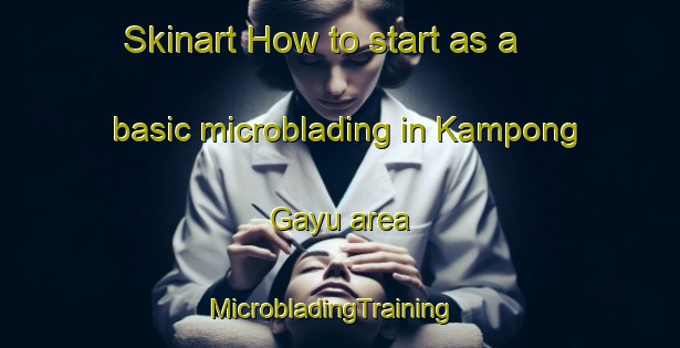 Skinart How to start as a basic microblading in Kampong Gayu area | MicrobladingTraining | MicrobladingClasses | SkinartTraining-Malaysia