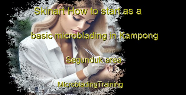 Skinart How to start as a basic microblading in Kampong Segunduk area | MicrobladingTraining | MicrobladingClasses | SkinartTraining-Malaysia