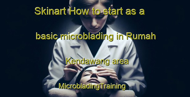 Skinart How to start as a basic microblading in Rumah Kendawang area | MicrobladingTraining | MicrobladingClasses | SkinartTraining-Malaysia