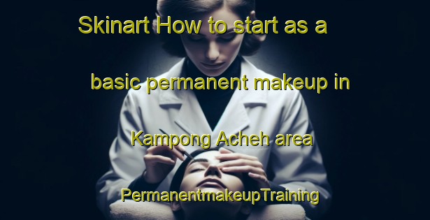 Skinart How to start as a basic permanent makeup in Kampong Acheh area | PermanentmakeupTraining | PermanentmakeupClasses | SkinartTraining-Malaysia