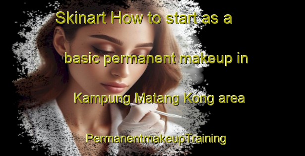 Skinart How to start as a basic permanent makeup in Kampung Matang Kong area | PermanentmakeupTraining | PermanentmakeupClasses | SkinartTraining-Malaysia