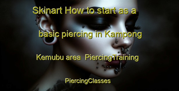 Skinart How to start as a basic piercing in Kampong Kemubu area | PiercingTraining | PiercingClasses | SkinartTraining-Malaysia