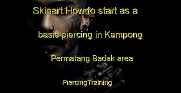 Skinart How to start as a basic piercing in Kampong Permatang Badak area | PiercingTraining | PiercingClasses | SkinartTraining-Malaysia