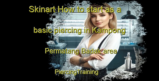 Skinart How to start as a basic piercing in Kampong Permatang Badak area | PiercingTraining | PiercingClasses | SkinartTraining-Malaysia