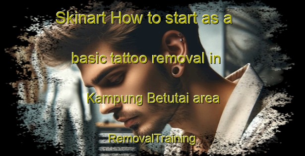 Skinart How to start as a basic tattoo removal in Kampung Betutai area | RemovalTraining | RemovalClasses | SkinartTraining-Malaysia