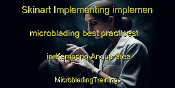 Skinart Implementing implemen microblading best practicest in Kampong Angus area | #MicrobladingTraining #MicrobladingClasses #SkinartTraining-Malaysia