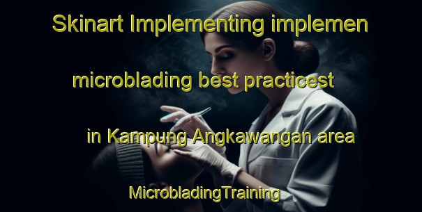 Skinart Implementing implemen microblading best practicest in Kampung Angkawangan area | MicrobladingTraining | MicrobladingClasses | SkinartTraining-Malaysia