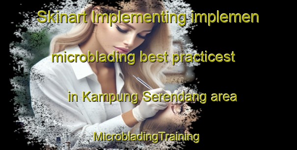 Skinart Implementing implemen microblading best practicest in Kampung Serendang area | #MicrobladingTraining #MicrobladingClasses #SkinartTraining-Malaysia