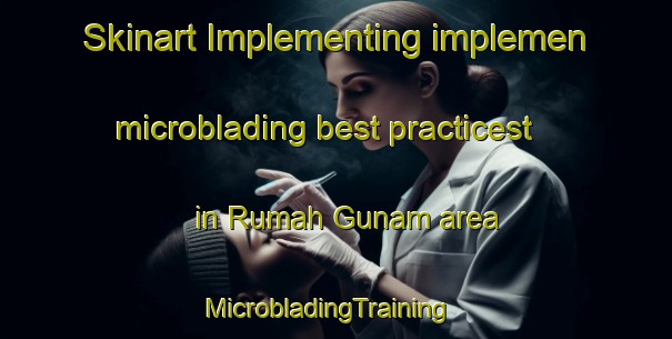 Skinart Implementing implemen microblading best practicest in Rumah Gunam area | MicrobladingTraining | MicrobladingClasses | SkinartTraining-Malaysia