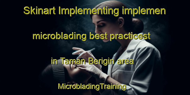 Skinart Implementing implemen microblading best practicest in Taman Berigin area | MicrobladingTraining | MicrobladingClasses | SkinartTraining-Malaysia
