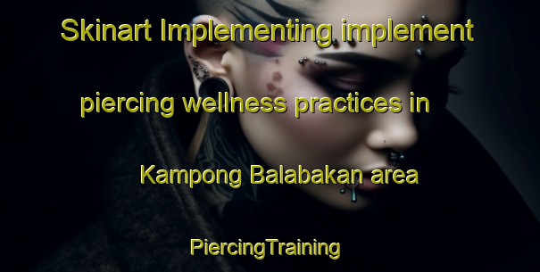 Skinart Implementing implement piercing wellness practices in Kampong Balabakan area | #PiercingTraining #PiercingClasses #SkinartTraining-Malaysia