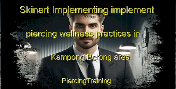 Skinart Implementing implement piercing wellness practices in Kampong Betong area | #PiercingTraining #PiercingClasses #SkinartTraining-Malaysia