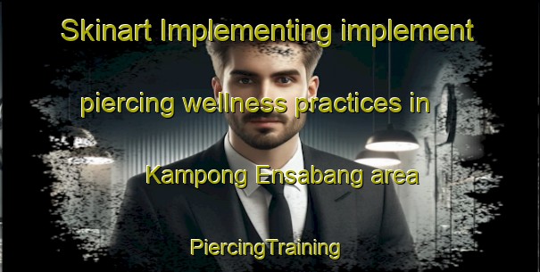 Skinart Implementing implement piercing wellness practices in Kampong Ensabang area | #PiercingTraining #PiercingClasses #SkinartTraining-Malaysia