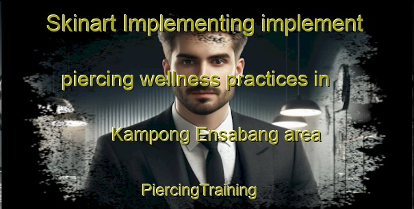 Skinart Implementing implement piercing wellness practices in Kampong Ensabang area | PiercingTraining | PiercingClasses | SkinartTraining-Malaysia