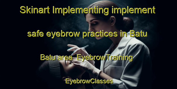 Skinart Implementing implement safe eyebrow practices in Batu Batu area | EyebrowTraining | EyebrowClasses | SkinartTraining-Malaysia