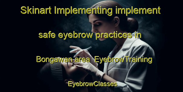 Skinart Implementing implement safe eyebrow practices in Bongawan area | EyebrowTraining | EyebrowClasses | SkinartTraining-Malaysia