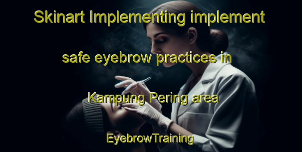 Skinart Implementing implement safe eyebrow practices in Kampung Pering area | EyebrowTraining | EyebrowClasses | SkinartTraining-Malaysia