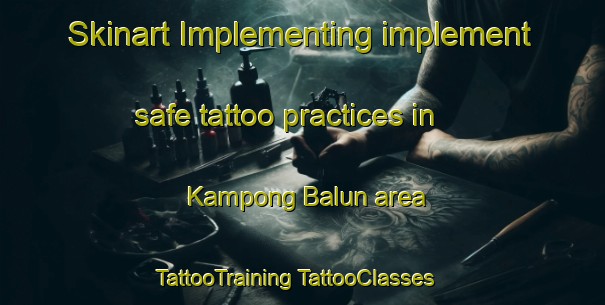 Skinart Implementing implement safe tattoo practices in Kampong Balun area | #TattooTraining #TattooClasses #SkinartTraining-Malaysia