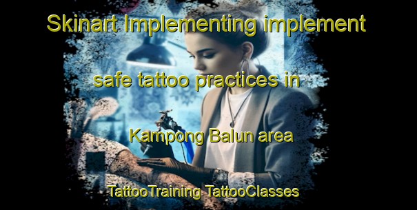 Skinart Implementing implement safe tattoo practices in Kampong Balun area | #TattooTraining #TattooClasses #SkinartTraining-Malaysia