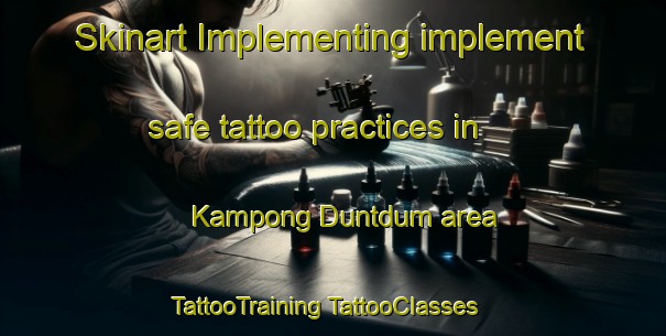 Skinart Implementing implement safe tattoo practices in Kampong Duntdum area | #TattooTraining #TattooClasses #SkinartTraining-Malaysia