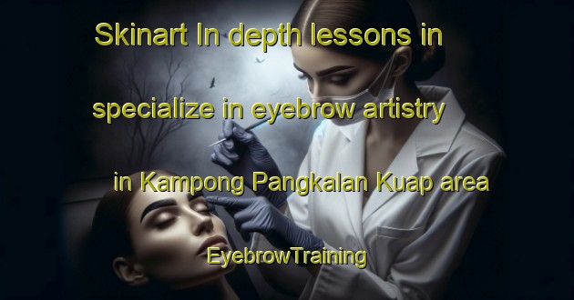 Skinart In-depth lessons in specialize in eyebrow artistry in Kampong Pangkalan Kuap area | EyebrowTraining | EyebrowClasses | SkinartTraining-Malaysia
