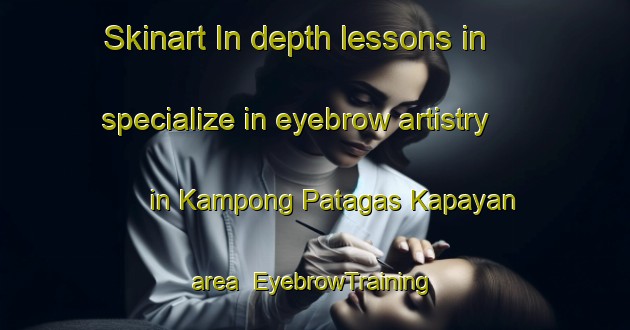 Skinart In-depth lessons in specialize in eyebrow artistry in Kampong Patagas Kapayan area | EyebrowTraining | EyebrowClasses | SkinartTraining-Malaysia