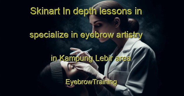 Skinart In-depth lessons in specialize in eyebrow artistry in Kampung Lebir area | EyebrowTraining | EyebrowClasses | SkinartTraining-Malaysia